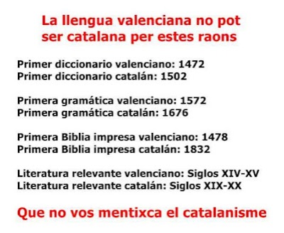 llengua valenciana, no dialecte del català
